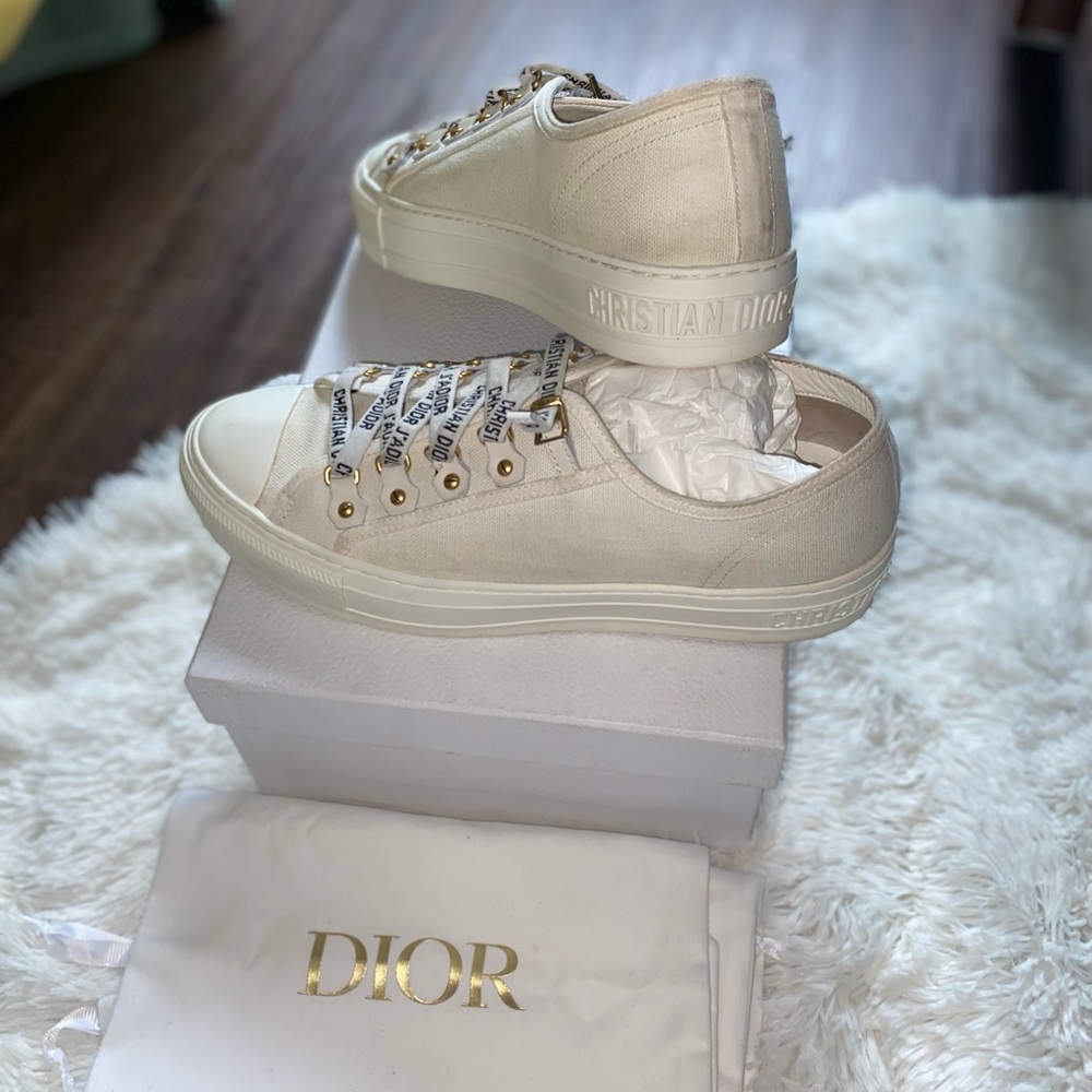 Canvas Christian Dior Shoes